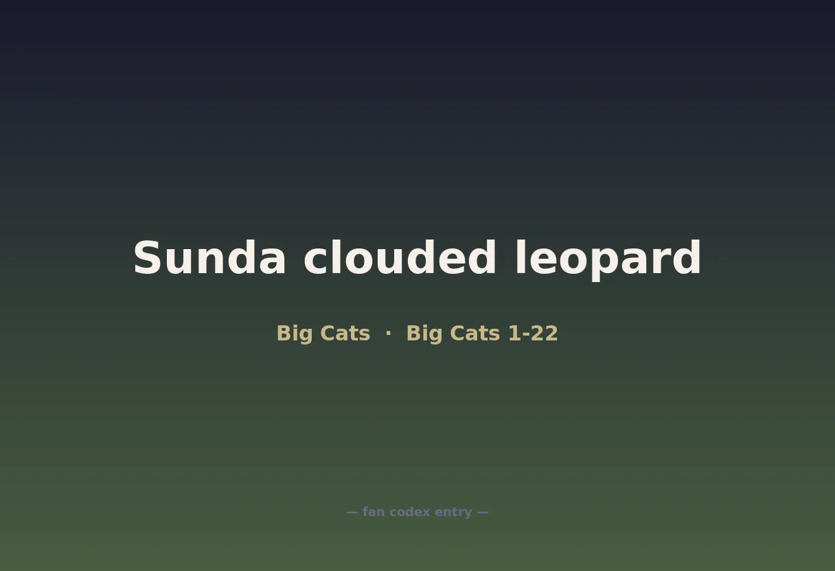 Sunda clouded leopard